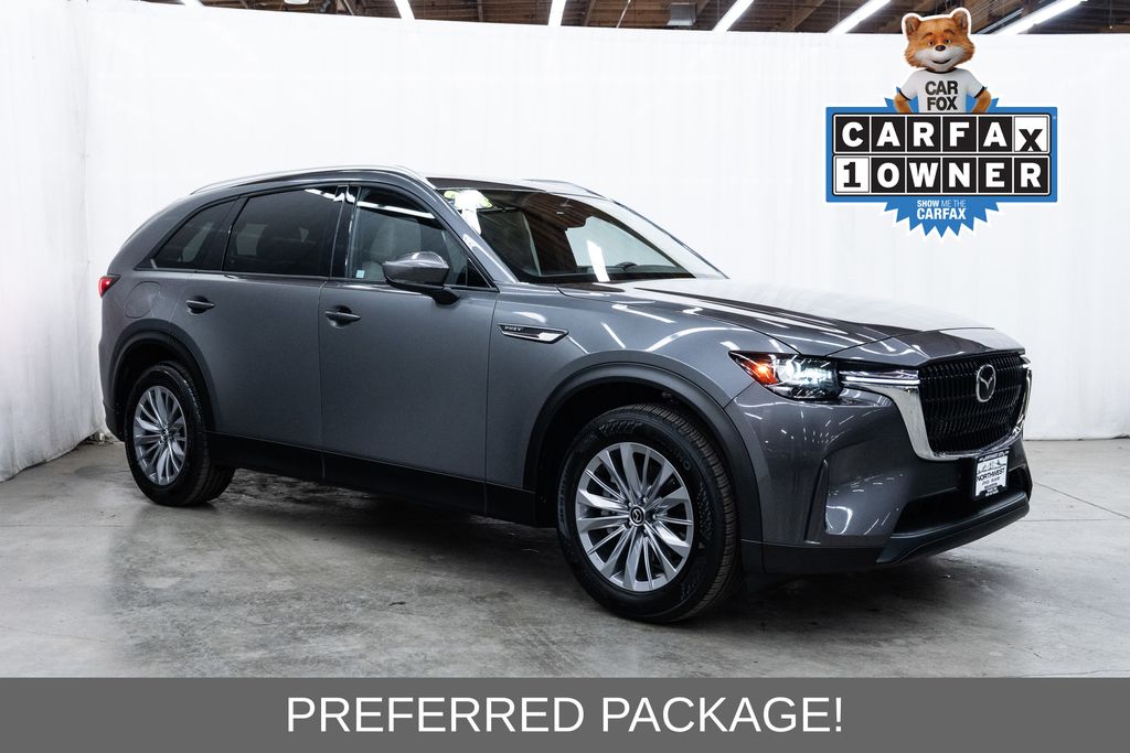 Machine Gray Metallic 2024 Mazda CX-90 PHEV Preferred AWD SUV / Crossover All-Wheel Drive 8-Speed Automatic