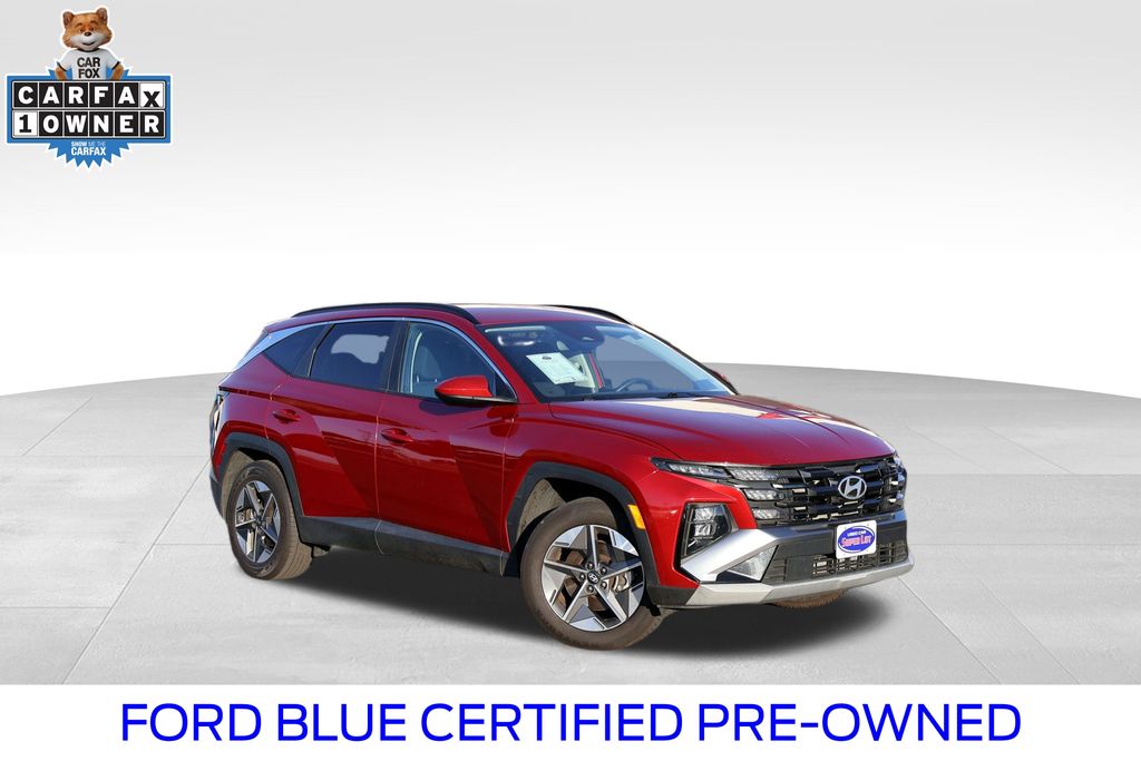 Ultimate Red 2025 Hyundai Tucson SUV / Crossover Front-Wheel Drive 8-Speed Automatic