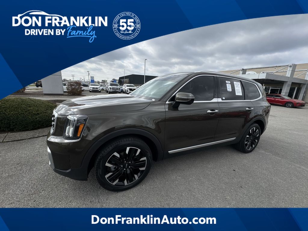 Dark Moss 2023 Kia Telluride SX FWD SUV / Crossover Front-Wheel Drive 8-Speed Automatic