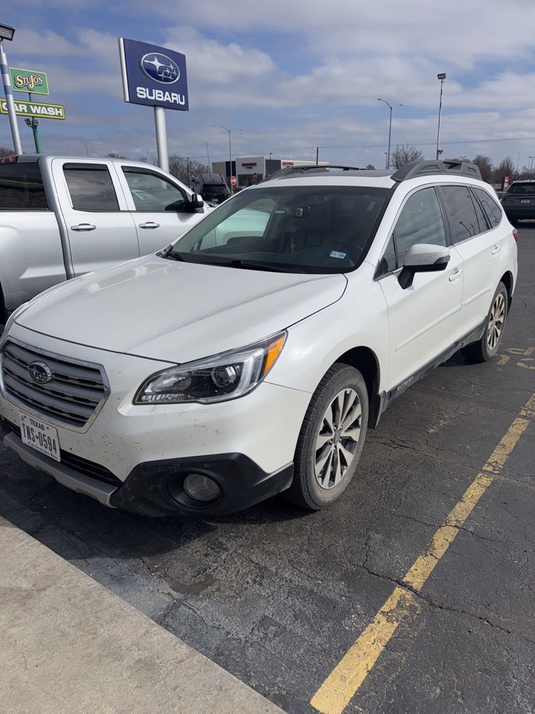Crystal White Pearl 2017 Subaru Outback 2.5i Limited AWD Wagon All-Wheel Drive Continuously Variable Transmission
