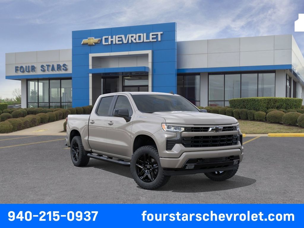 White Sands 2026 Chevrolet Silverado 1500 RST Crew Cab 4WD Pickup Truck Four-Wheel Drive 8-Speed Automatic