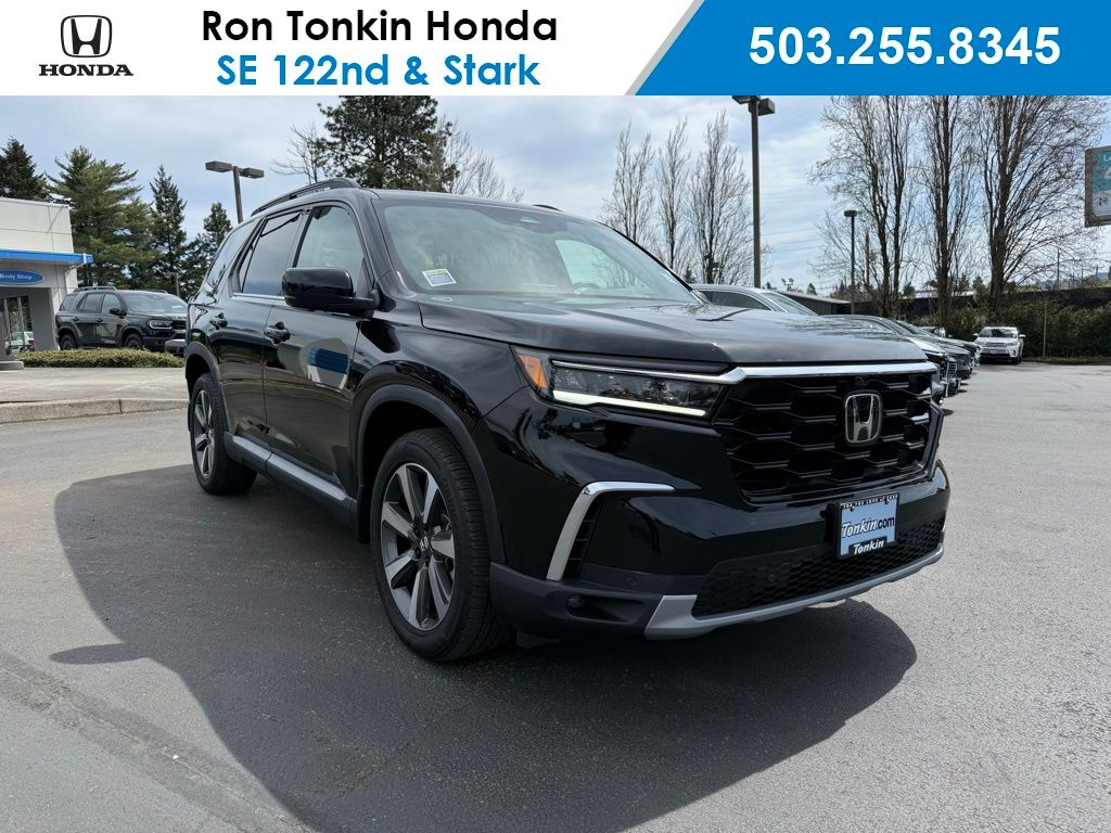 Black 2025 Honda Pilot Elite AWD SUV / Crossover All-Wheel Drive Automatic