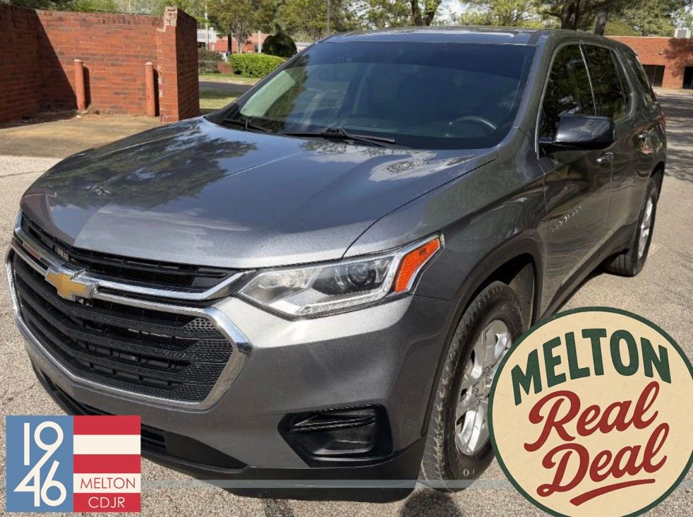 Gray (Satin Steel Metallic) 2020 Chevrolet Traverse LS AWD SUV / Crossover Four-Wheel Drive 9-Speed Automatic