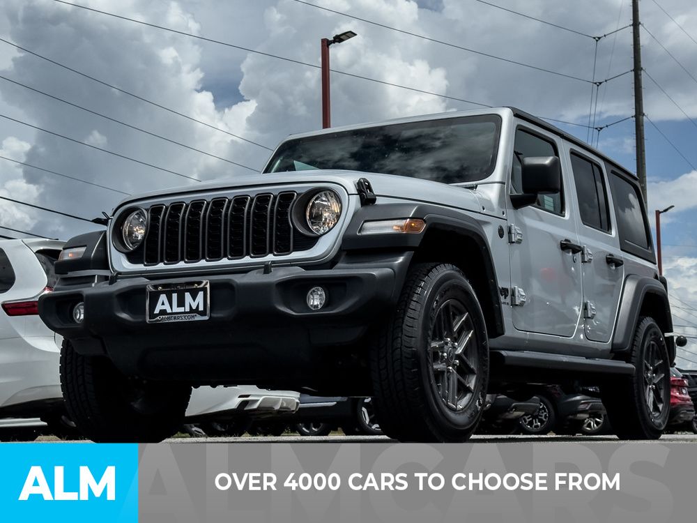 Used 2024 Silver Jeep Sport S image 2