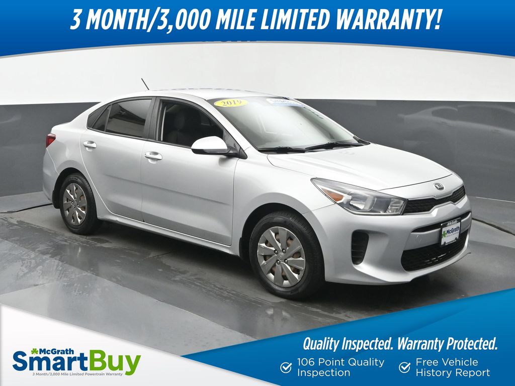 Silky Silver 2019 Kia Rio Sedan Front-Wheel Drive 6-Speed Automatic