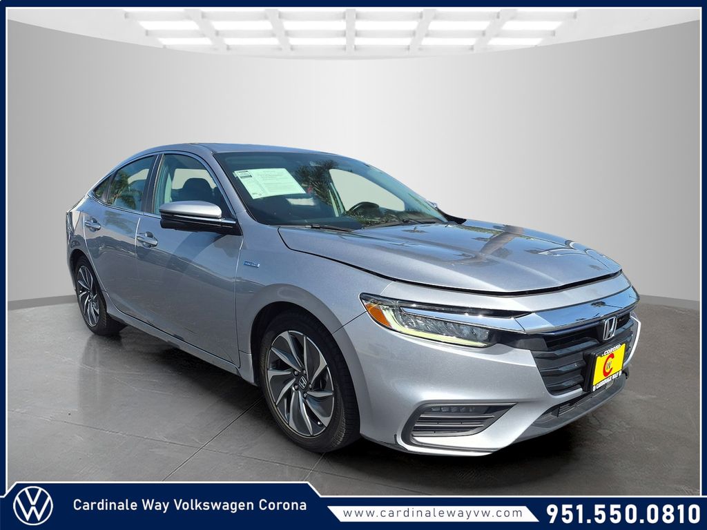 Lunar Silver Metallic 2019 Honda Insight Touring Sedan FWD Sedan Front-Wheel Drive Continuously Variable Transmission