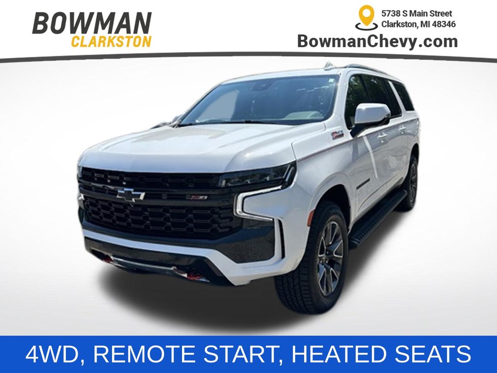 Summit White 2023 Chevrolet Suburban SUV / Crossover Four-Wheel Drive 