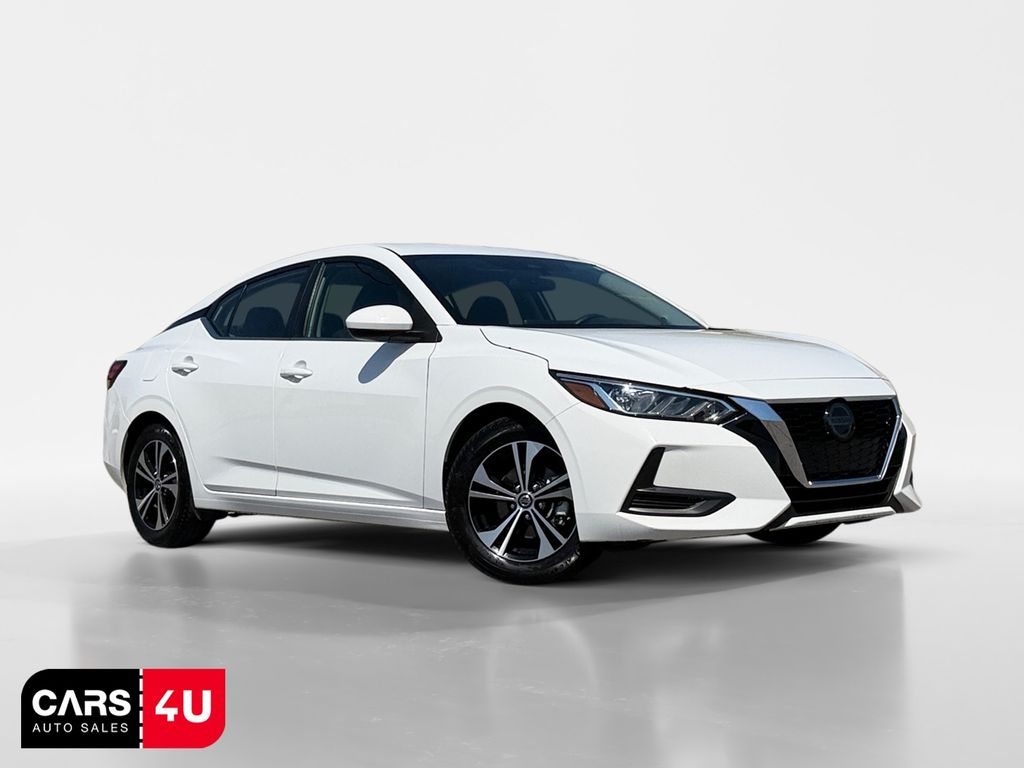 White (Fresh Powder) 2023 Nissan Sentra SV FWD Sedan Front-Wheel Drive Continuously Variable Transmission