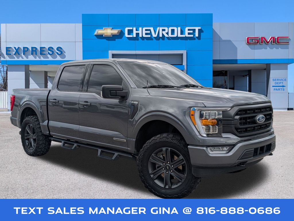 Gray Metallic 2023 Ford F-150 Pickup Truck Four-Wheel Drive Automatic
