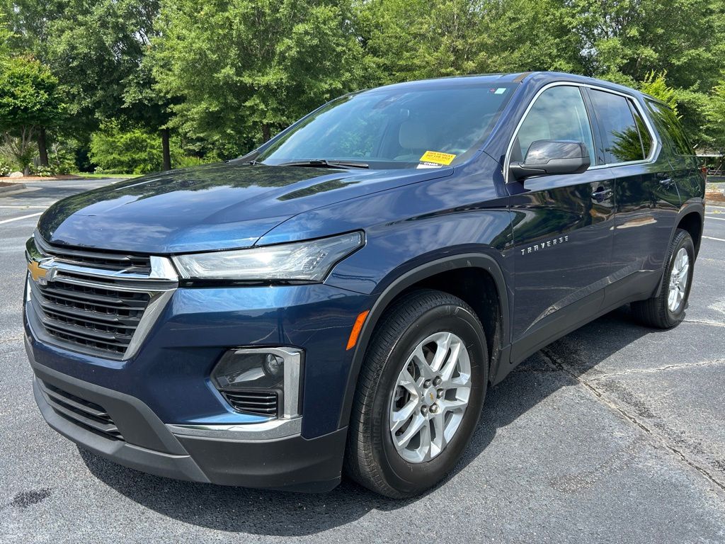 Northsky Blue Metallic 2023 Chevrolet Traverse LS FWD SUV / Crossover Front-Wheel Drive 9-Speed Automatic
