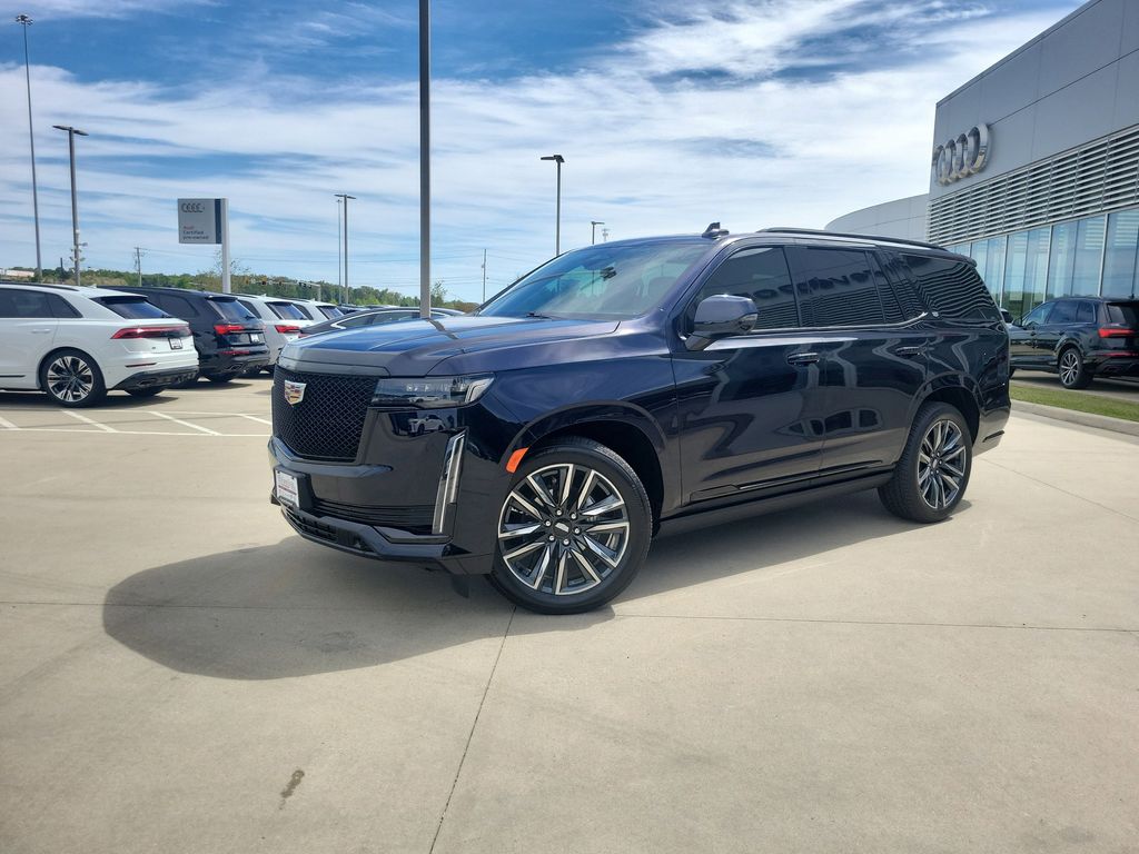 Dark Moon Blue Metallic 2024 Cadillac Escalade Sport RWD SUV / Crossover Rear-Wheel Drive Automatic