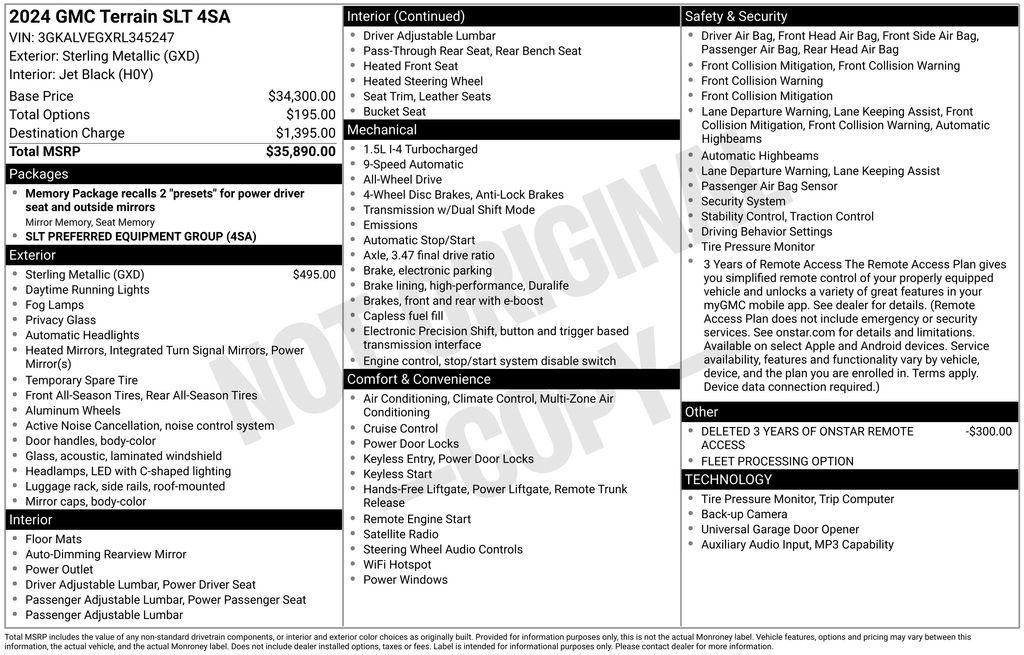 2024 GMC Terrain AWD SLT