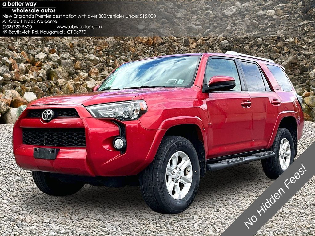 Barcelona Red Metallic 2015 Toyota 4Runner SUV / Crossover Four-Wheel Drive 5-Speed Automatic Overdrive