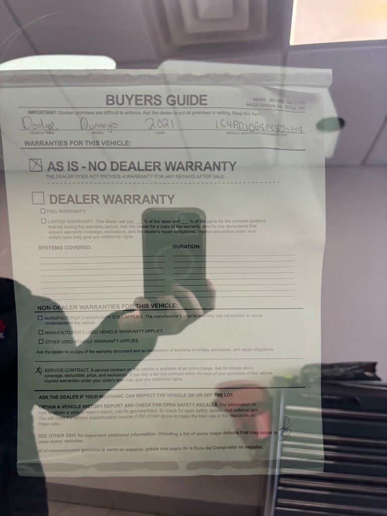 Used 2021 Dodge Durango SUV