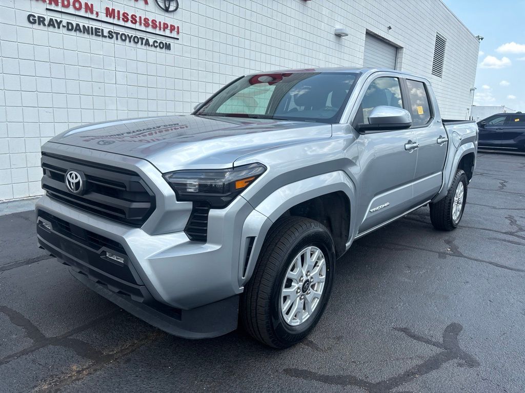 Celestial Silver Metallic 2024 Toyota Tacoma Pickup Truck Four-Wheel Drive 8-Speed Automatic