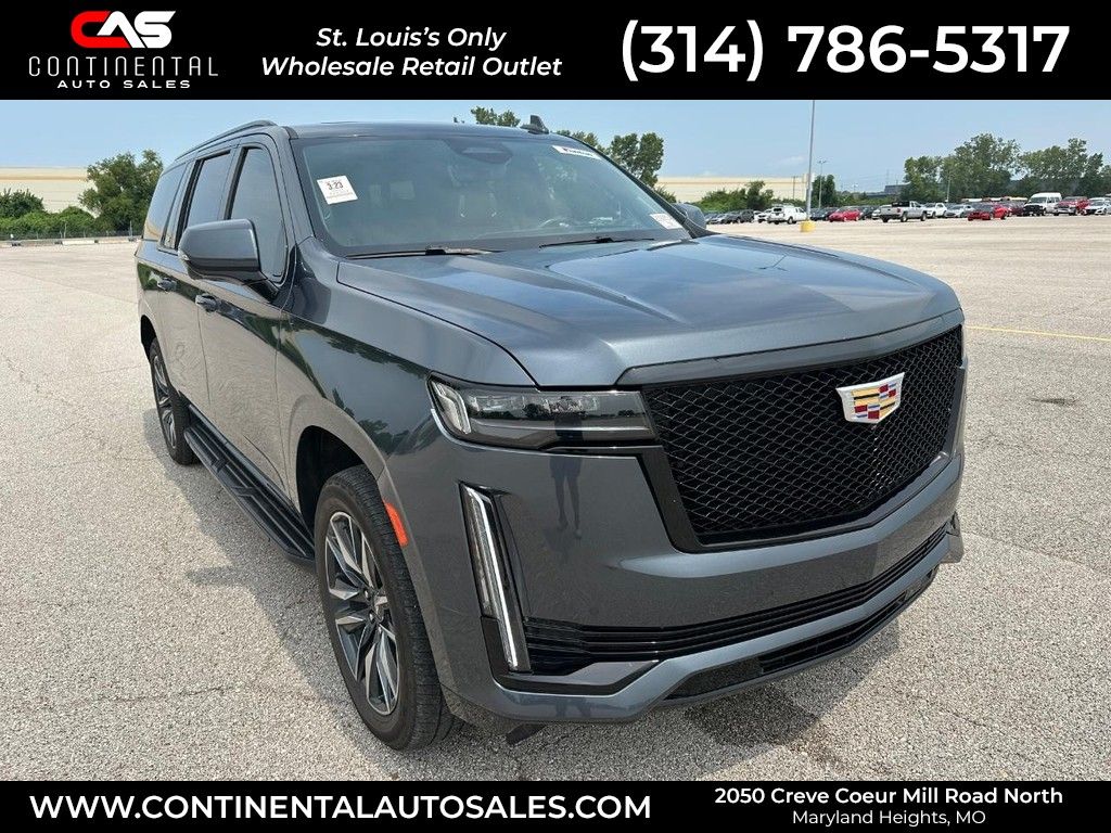 Shadow Metallic 2021 Cadillac Escalade ESV SUV / Crossover Four-Wheel Drive