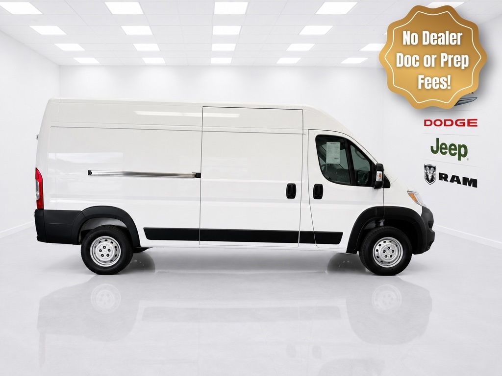Bright White Clearcoat 2026 RAM ProMaster 2500 Tradesman 159 High Roof Cargo Van FWD Van Front-Wheel Drive 9-Speed Automatic