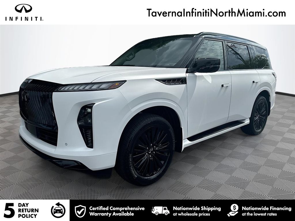 White 2026 INFINITI QX80 SUV / Crossover Rear-Wheel Drive 9-Speed Automatic