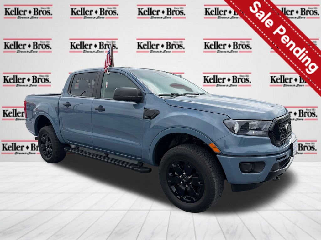 Blue (Azure Gray Metallic) 2023 Ford Ranger Pickup Truck Four-Wheel Drive Automatic