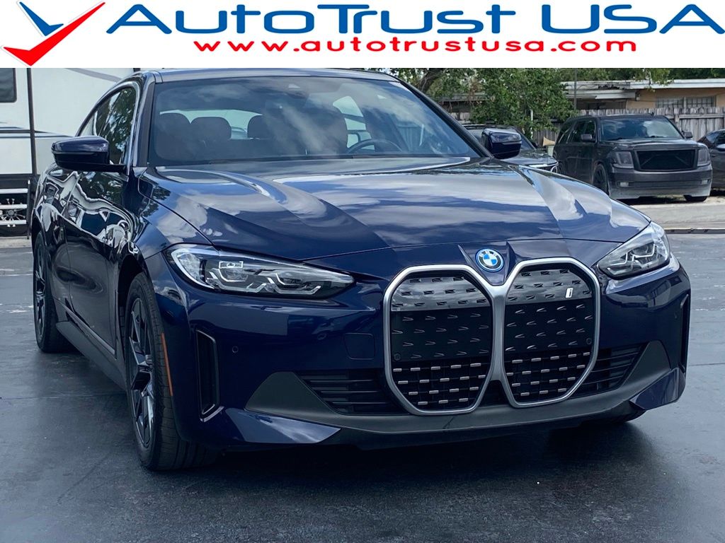 Tanzanite Blue II Metallic 2023 BMW i4 Sedan Rear-Wheel Drive Automatic