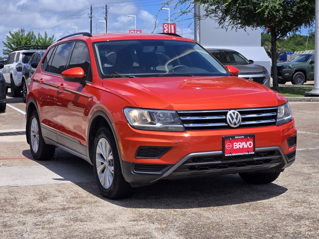 2019 Volkswagen Tiguan 2.0T S Orange at Durrett Motor Company