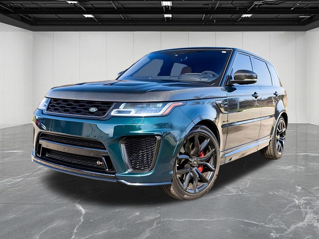 British Racing Green Metallic 2020 Land Rover Range Rover Sport SVR 4WD SUV / Crossover All-Wheel Drive 8-Speed Automatic