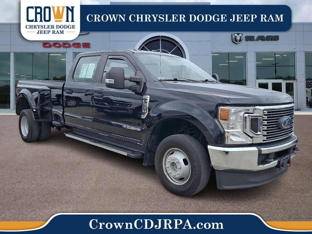 Black 2020 Ford F-350 Super Duty XL Crew Cab LB DRW 4WD Pickup Truck Four-Wheel Drive Automatic
