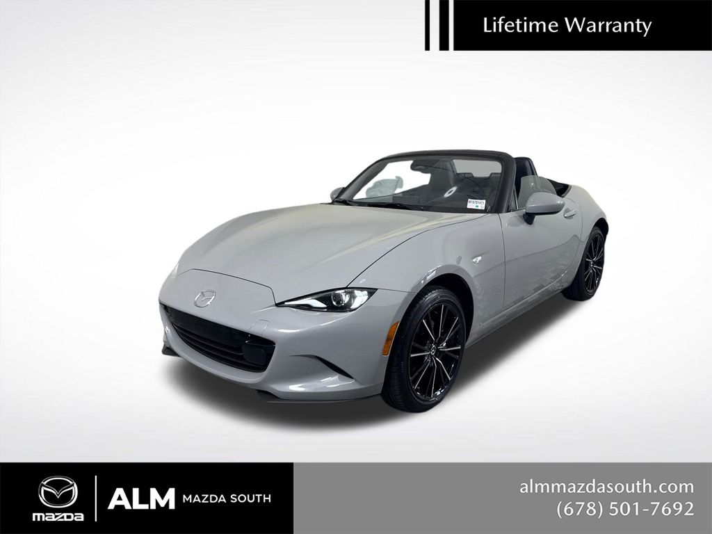 Aero Gray Metallic 2026 Mazda MX-5 Miata Grand Touring RWD Convertible Rear-Wheel Drive 6-Speed Automatic
