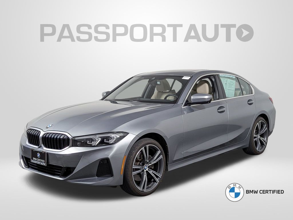 Skyscraper Gray Metallic 2024 BMW 3 Series Sedan All-Wheel Drive 8-Speed Automatic