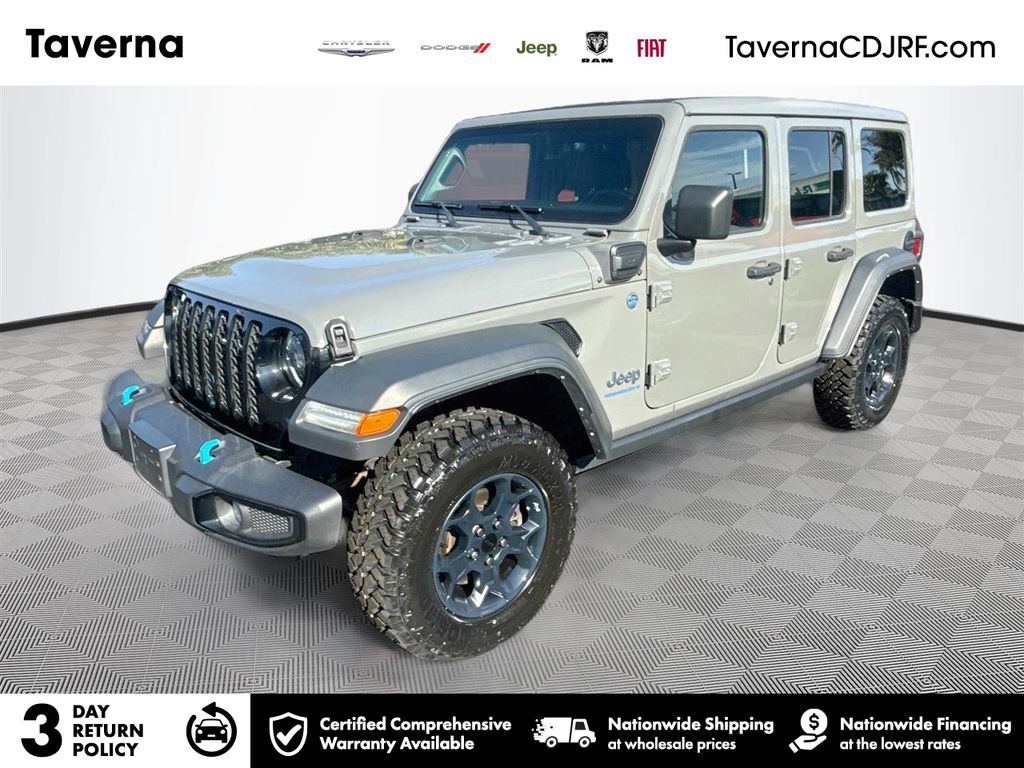 Gray Clearcoat 2023 Jeep Wrangler 4xe SUV / Crossover Four-Wheel Drive 8-Speed Automatic