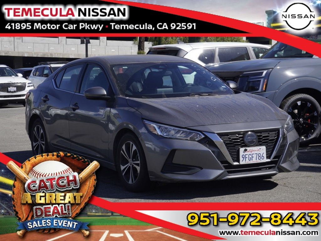 Gray (Gun Metallic) 2023 Nissan Sentra SV FWD Sedan Front-Wheel Drive Continuously Variable Transmission