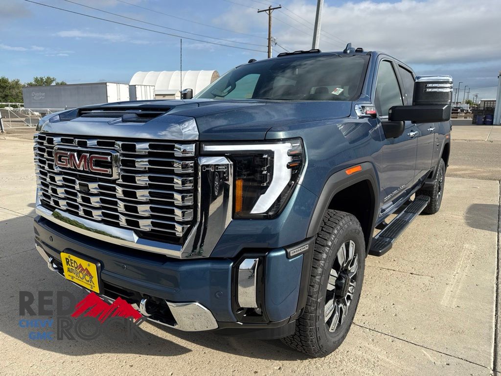 Downpour Metallic 2026 GMC Sierra 3500HD Pickup Truck Four-Wheel Drive Automatic