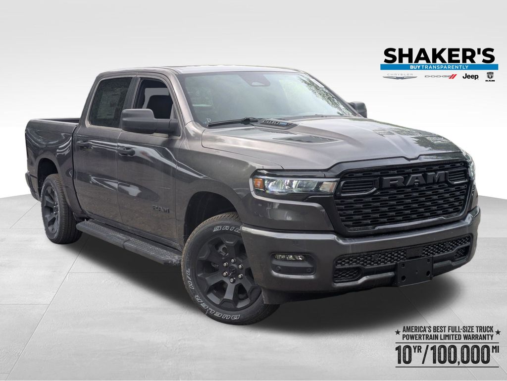 Gray (Granite Crystal Metallic Clearcoat) 2026 RAM 1500 Express Crew Cab 4WD Pickup Truck Four-Wheel Drive 8-Speed Automatic