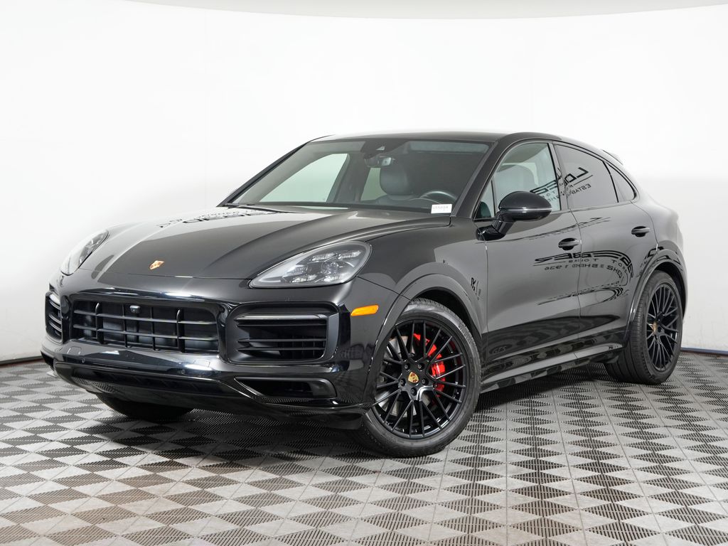 Black 2021 Porsche Cayenne Coupe GTS AWD Coupe All-Wheel Drive 8-Speed Automatic