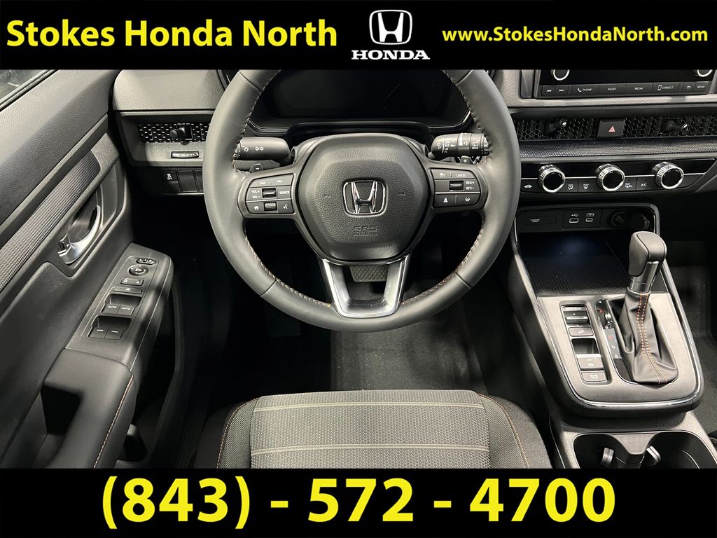 2025 Honda CR-V Hybrid Sport White at Stokes Honda North