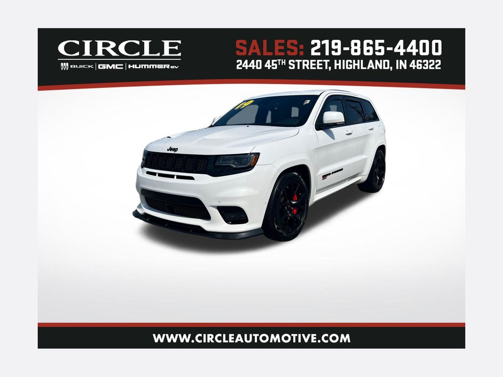 White (Ivory 3-Coat) 2019 Jeep Grand Cherokee SUV / Crossover Four-Wheel Drive 8-Speed Automatic