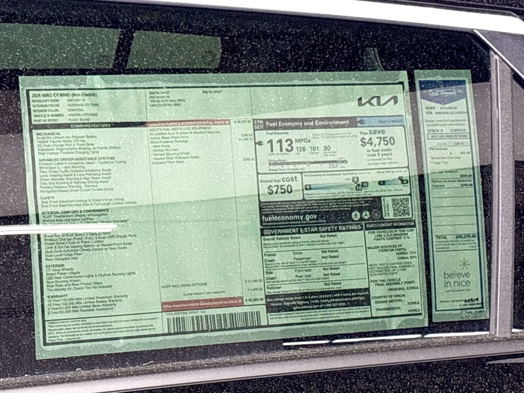 2026 Kia Niro EV Wind