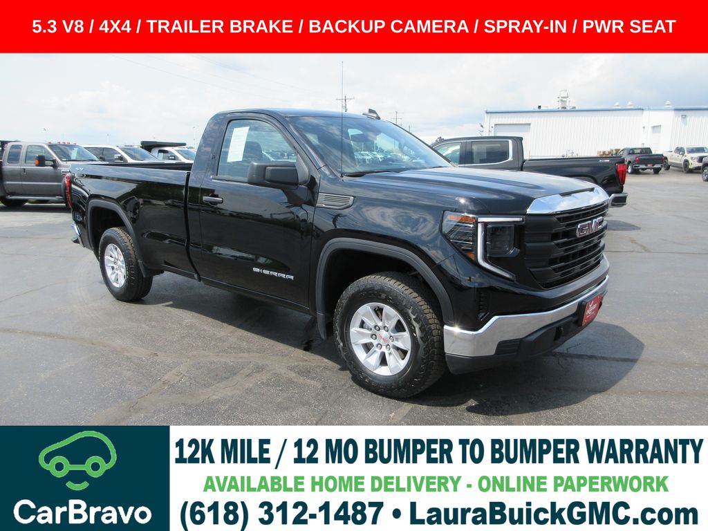Onyx Black 2025 GMC Sierra 1500 Pickup Truck Four-Wheel Drive Automatic