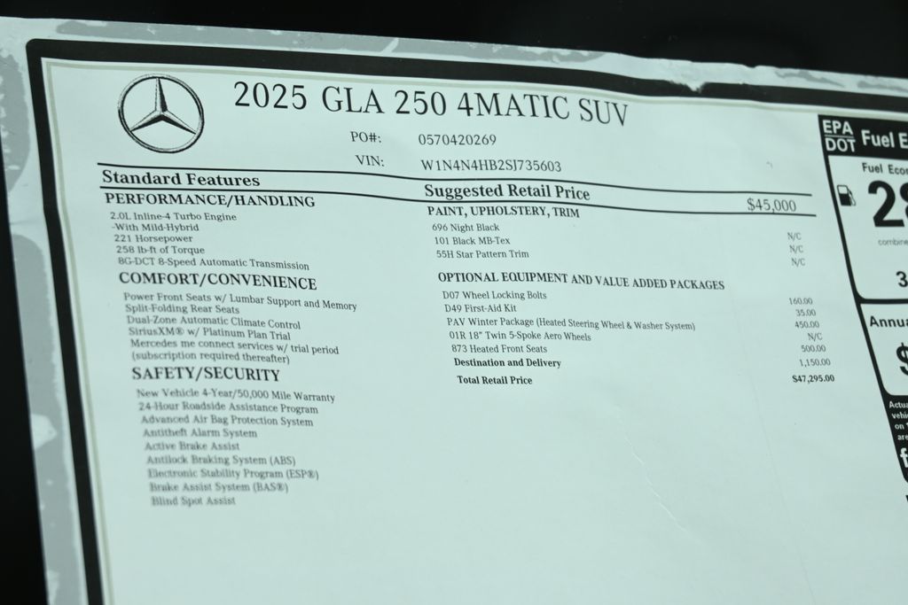 2025 Mercedes-Benz GLA 250 4MATIC 27