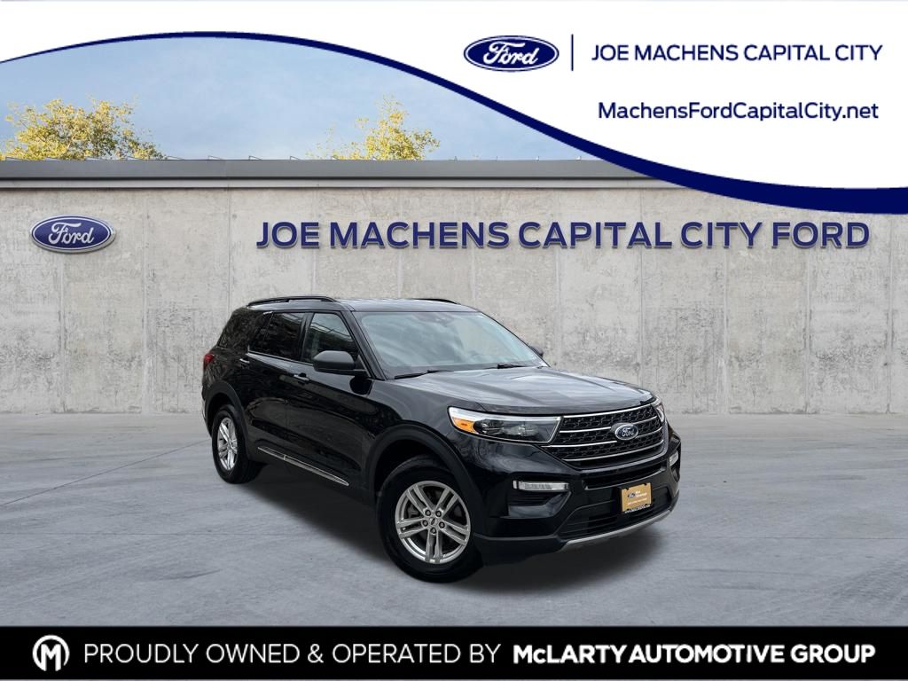 Agate Black Metallic 2023 Ford Explorer XLT AWD SUV / Crossover All-Wheel Drive Automatic
