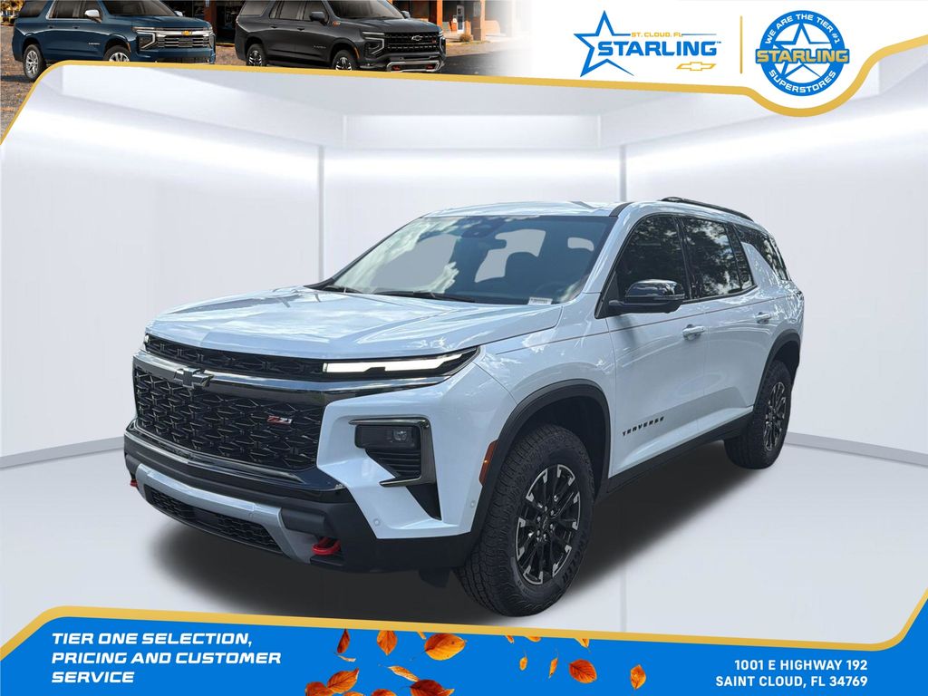 Polar White Tricoat 2026 Chevrolet Traverse SUV / Crossover Four-Wheel Drive 8-Speed Automatic