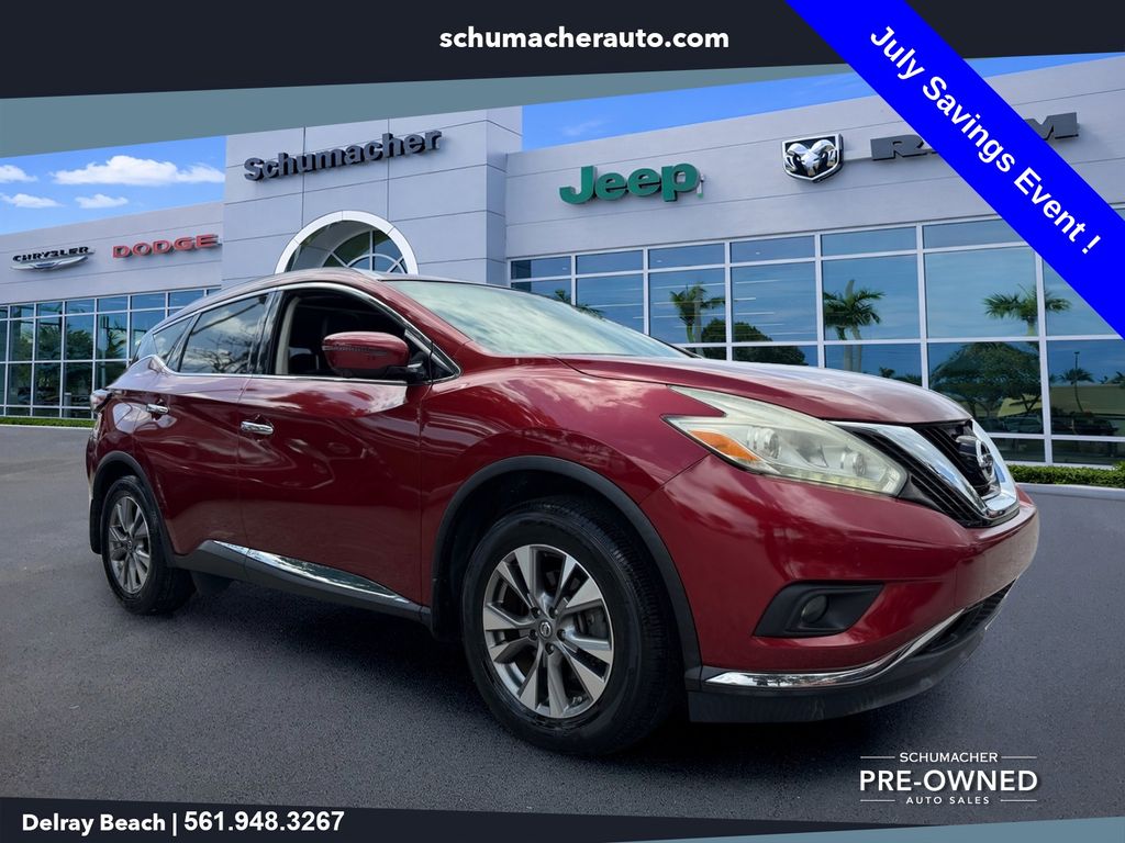 Cayenne Red Metallic 2016 Nissan Murano SUV / Crossover Front-Wheel Drive Continuously Variable Transmission
