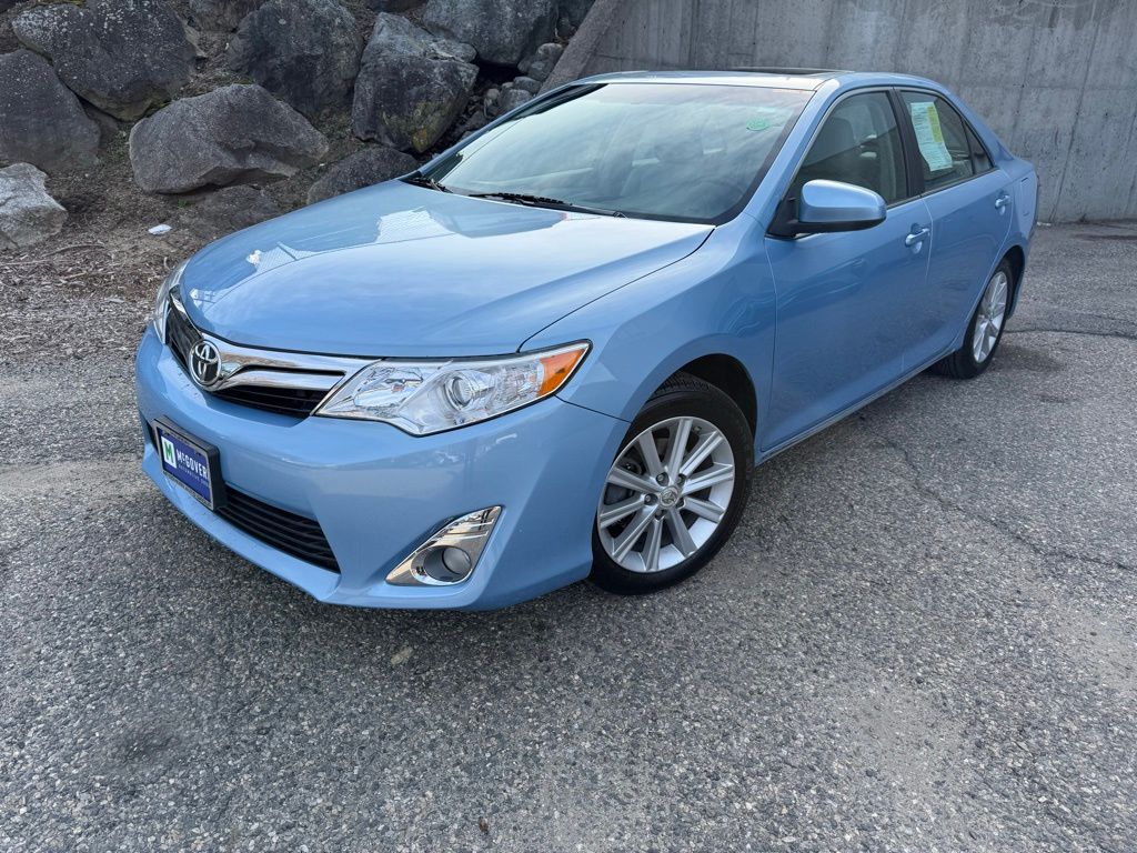 Clearwater Blue Metallic 2012 Toyota Camry XLE Sedan Front-Wheel Drive 6-Speed Automatic