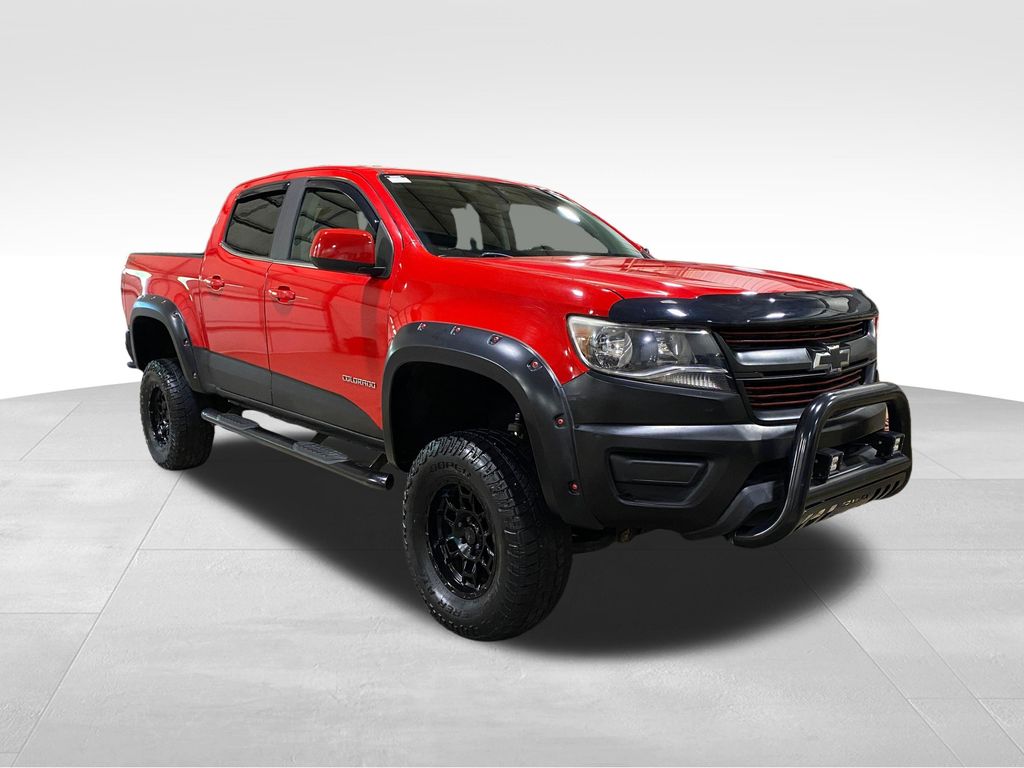 Red Hot 2019 Chevrolet Colorado Pickup Truck Four-Wheel Drive 8-Speed Automatic