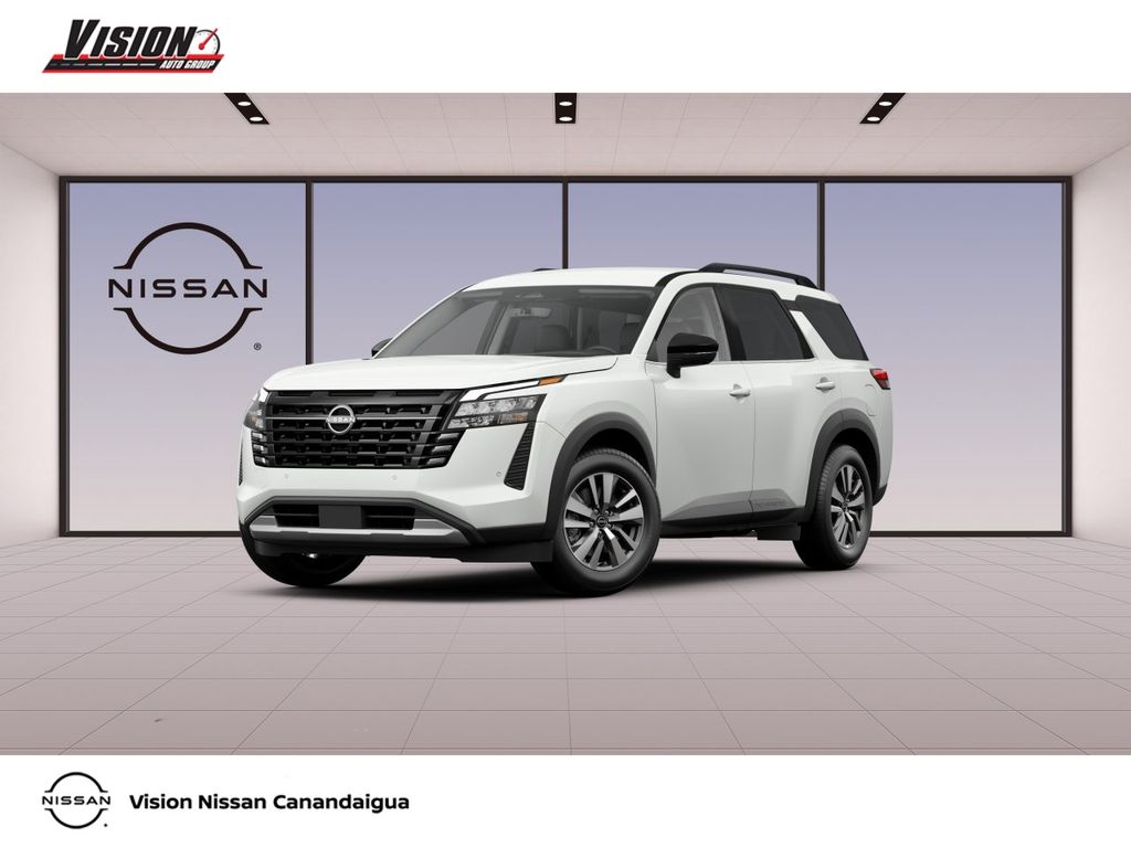 Everest White Pearl Tricoat 2026 Nissan Pathfinder SUV / Crossover All-Wheel Drive 9-Speed Automatic