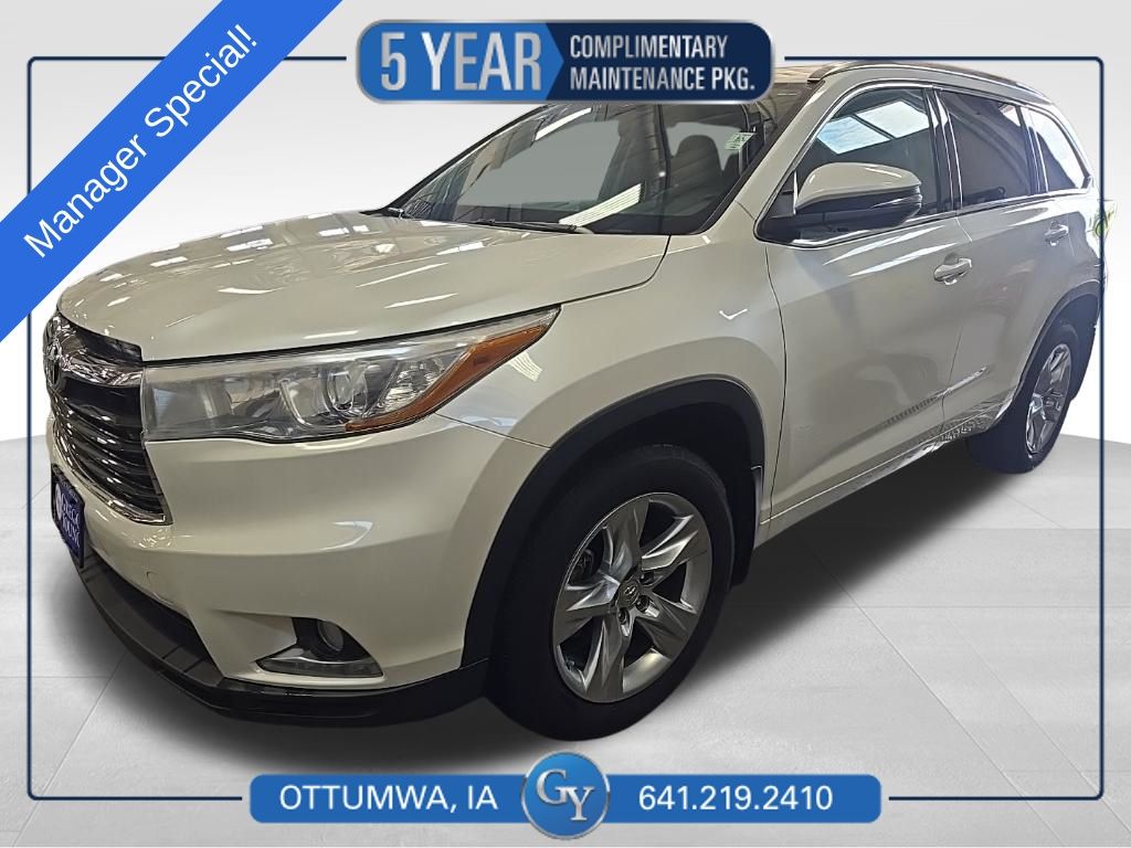 White (Blizzard Pearl) 2015 Toyota Highlander SUV / Crossover All-Wheel Drive 6-Speed Automatic Overdrive