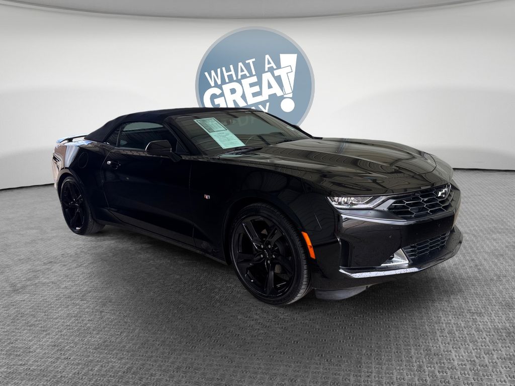 Black 2023 Chevrolet Camaro Convertible Rear-Wheel Drive 8-Speed Automatic