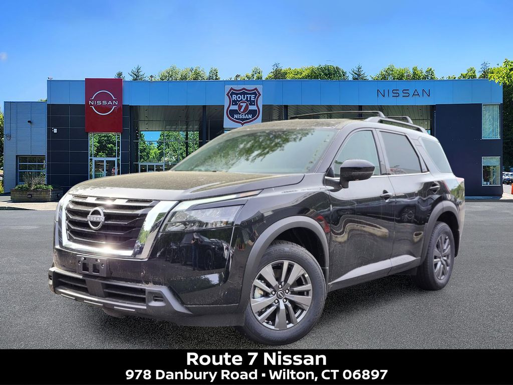 Super Black 2025 Nissan Pathfinder SV 4WD SUV / Crossover All-Wheel Drive 9-Speed Automatic