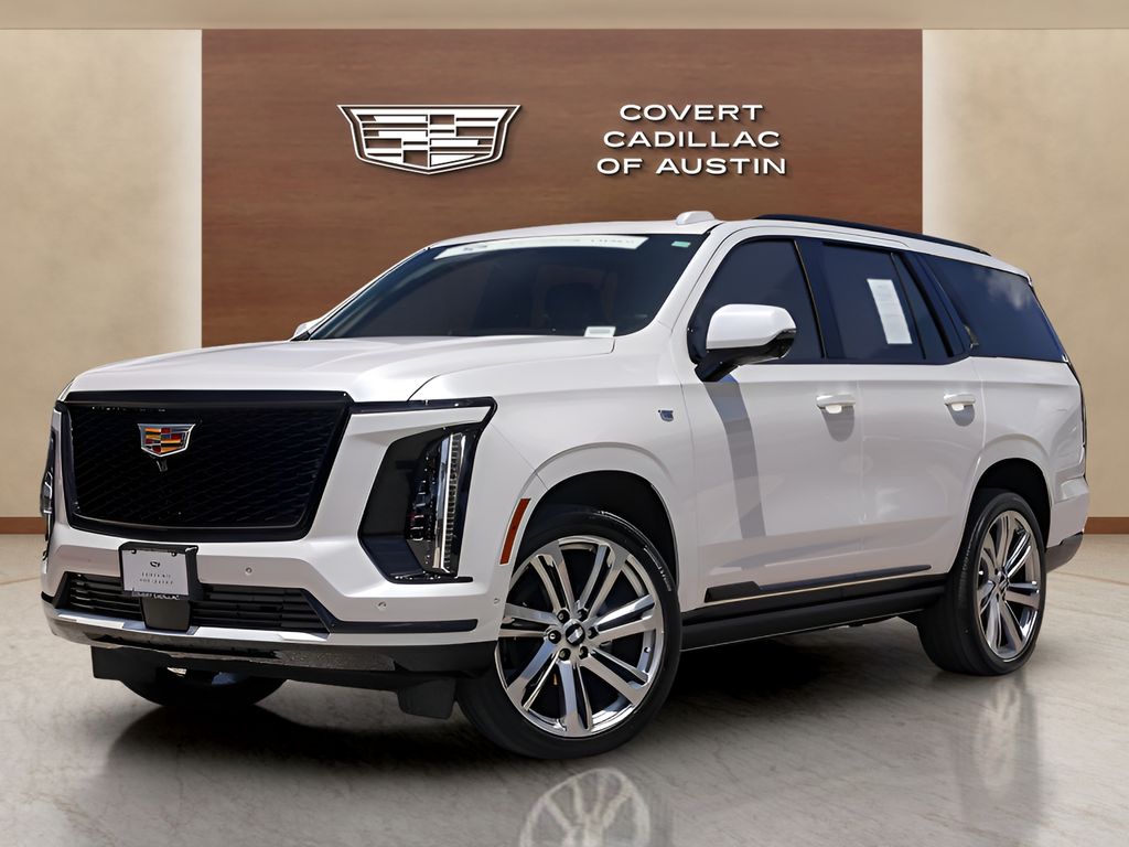 Crystal White 2025 Cadillac Escalade SUV / Crossover Four-Wheel Drive Automatic