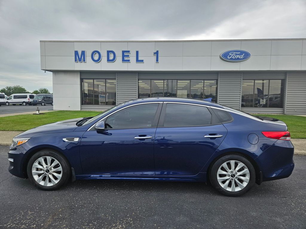 Horizon Blue 2018 Kia Optima Sedan Front-Wheel Drive 6-Speed Automatic